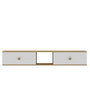 Hanah Home Zuzu 150 Soporte para TV Roble Zafiro y Blanco